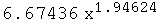 RowBox[{6.67436,  , RowBox[{x, ^, 1.94624}]}]