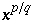 x^(p/q)