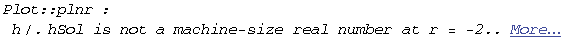 Plot :: plnr : h/.hSol is not a machine-size real number at r = -1.9999998333333333`.  More…