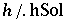 h/.hSol
