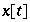 x[t]