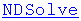 NDSolve